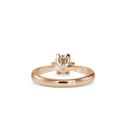 Baronial Diamond Stone Ring-Rose Gold
