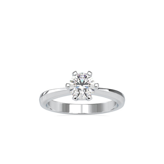 Baronial Diamond Stone Ring-Silver