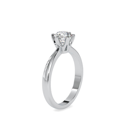 Baronial Diamond Stone Ring-Silver