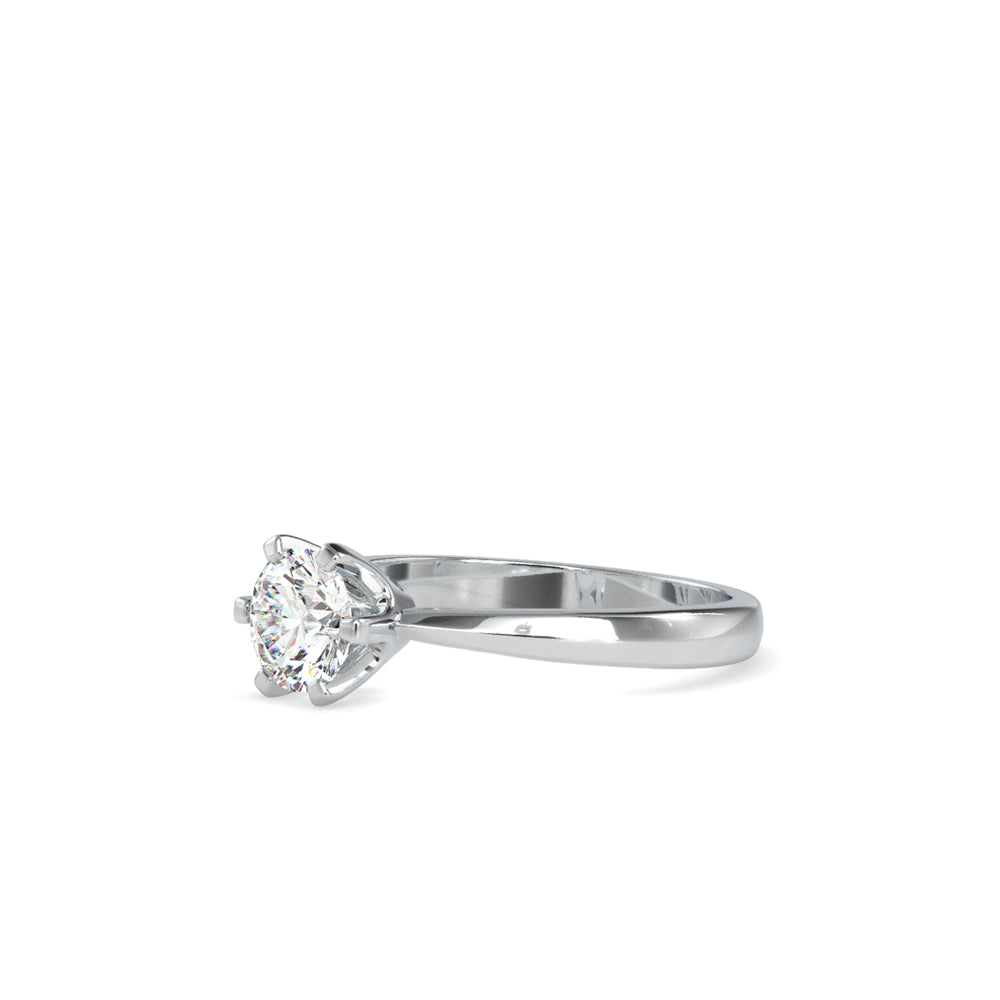 Baronial Diamond Stone Ring-Silver
