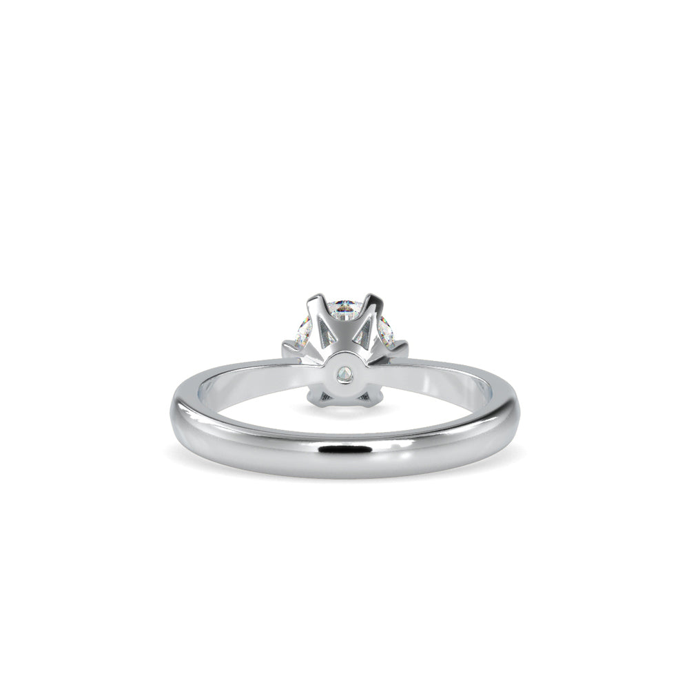 Baronial Diamond Stone Ring-Silver