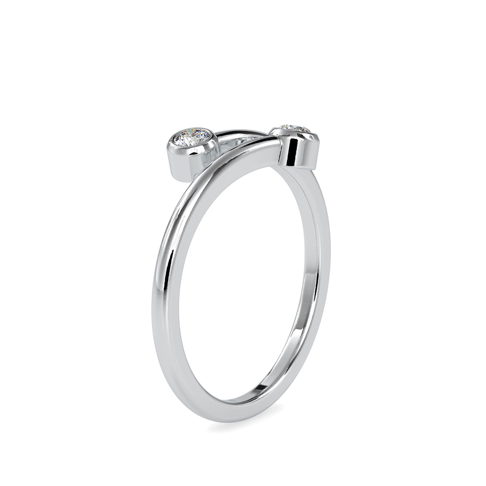 Canorous Diamond Ring-Silver