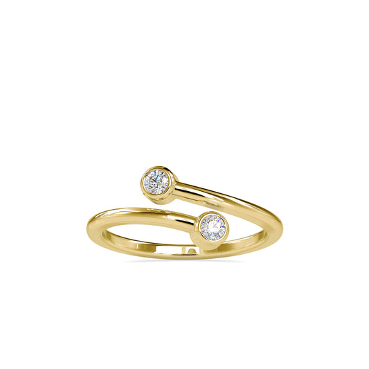 Canorous Diamond Ring-Golden