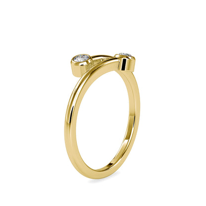 Canorous Diamond Ring-Golden