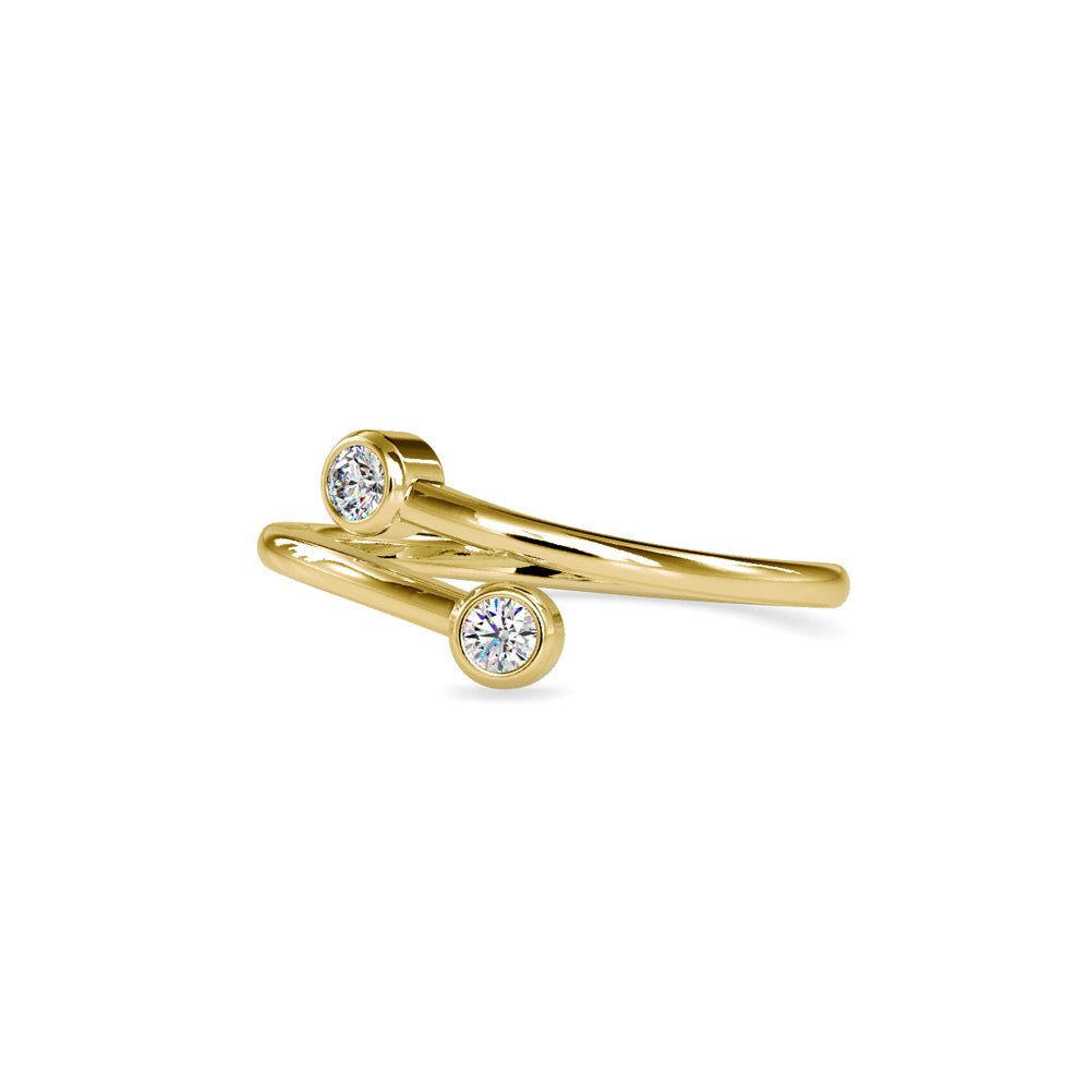 Canorous Diamond Ring-Golden