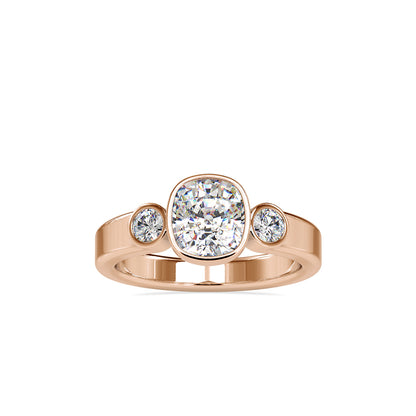 Brig Beast Diamond Engagement Ring-Rose Gold