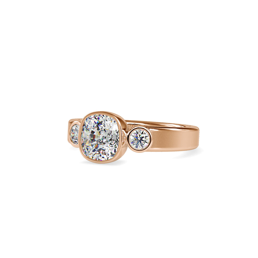 Brig Beast Diamond Engagement Ring-Rose Gold