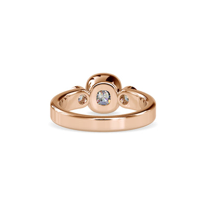 Brig Beast Diamond Engagement Ring-Rose Gold