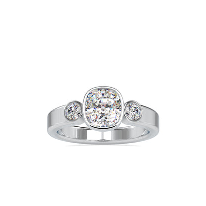 Brig Beast Diamond Engagement Ring-Silver
