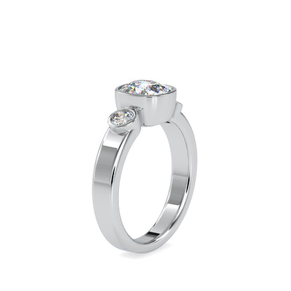Brig Beast Diamond Engagement Ring-Silver
