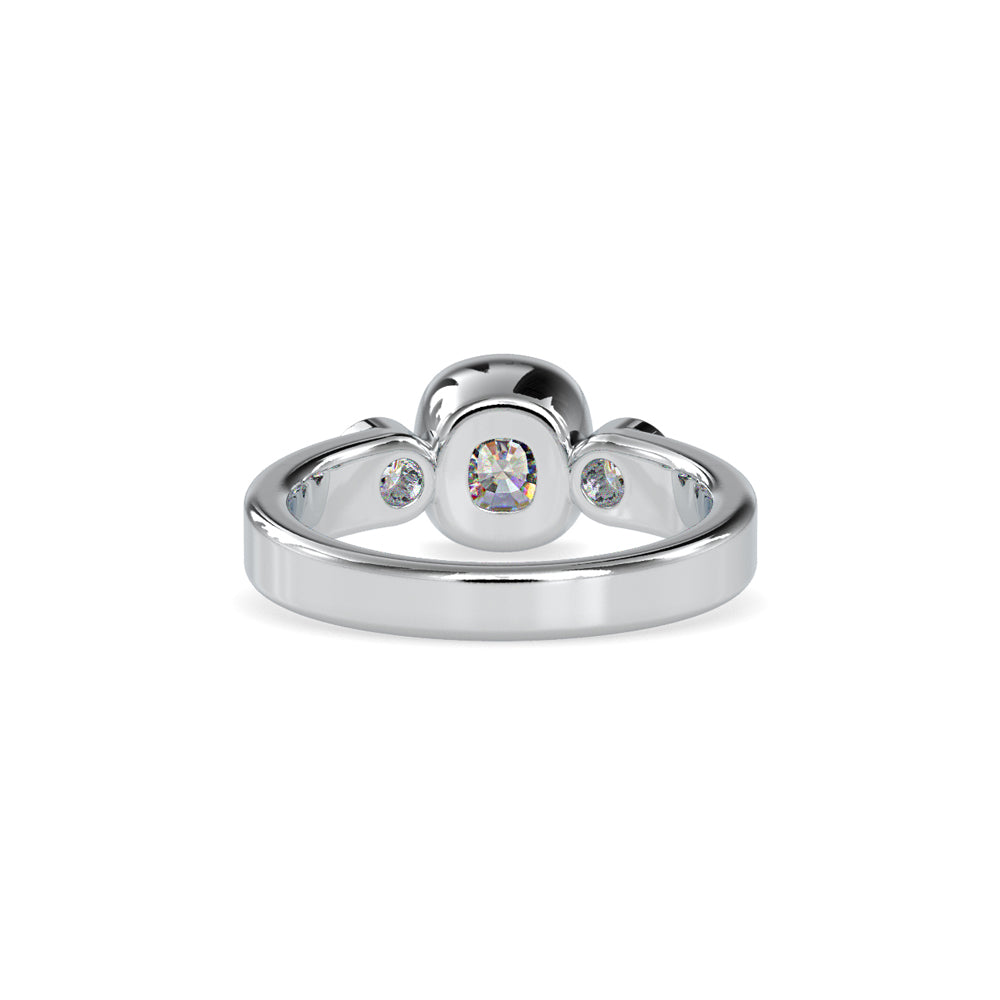 Brig Beast Diamond Engagement Ring-Silver