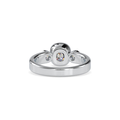 Brig Beast Diamond Engagement Ring-Silver