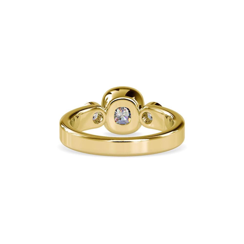 Brig Beast Diamond Engagement Ring-Golden