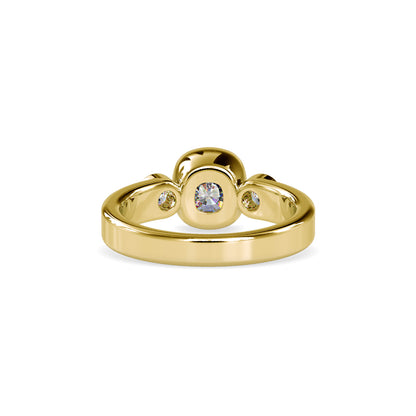 Brig Beast Diamond Engagement Ring-Golden