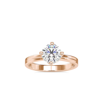 Blaise Star Diamond Ring-Rose Gold