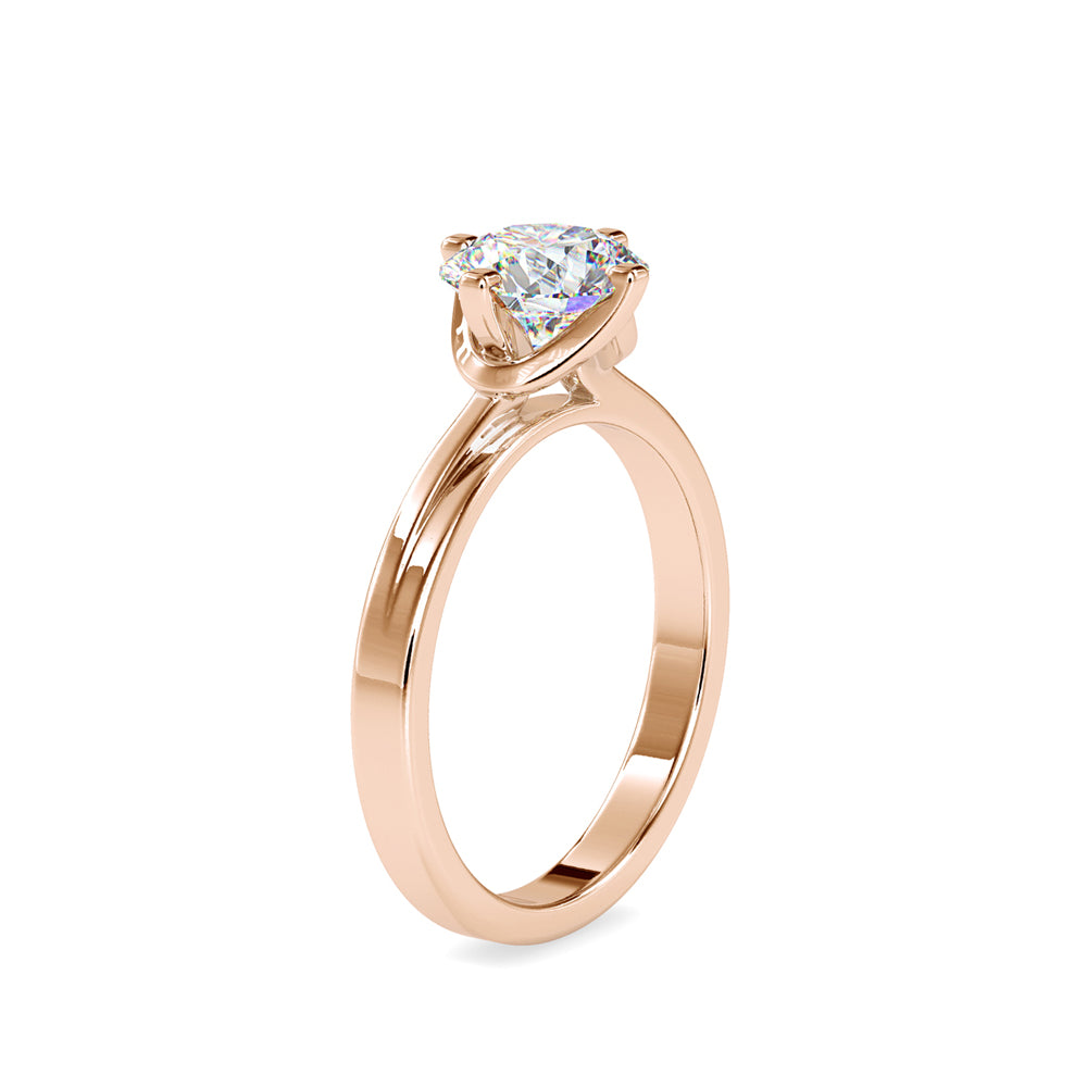 Blaise Star Diamond Ring-Rose Gold