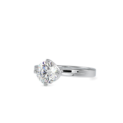 Blaise Star Diamond Ring-Silver