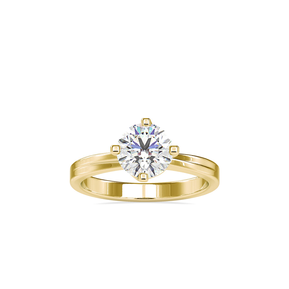 Blaise Star Diamond Ring-Golden
