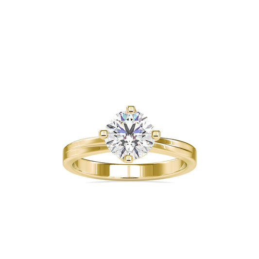 Blaise Star Diamond Ring-Golden