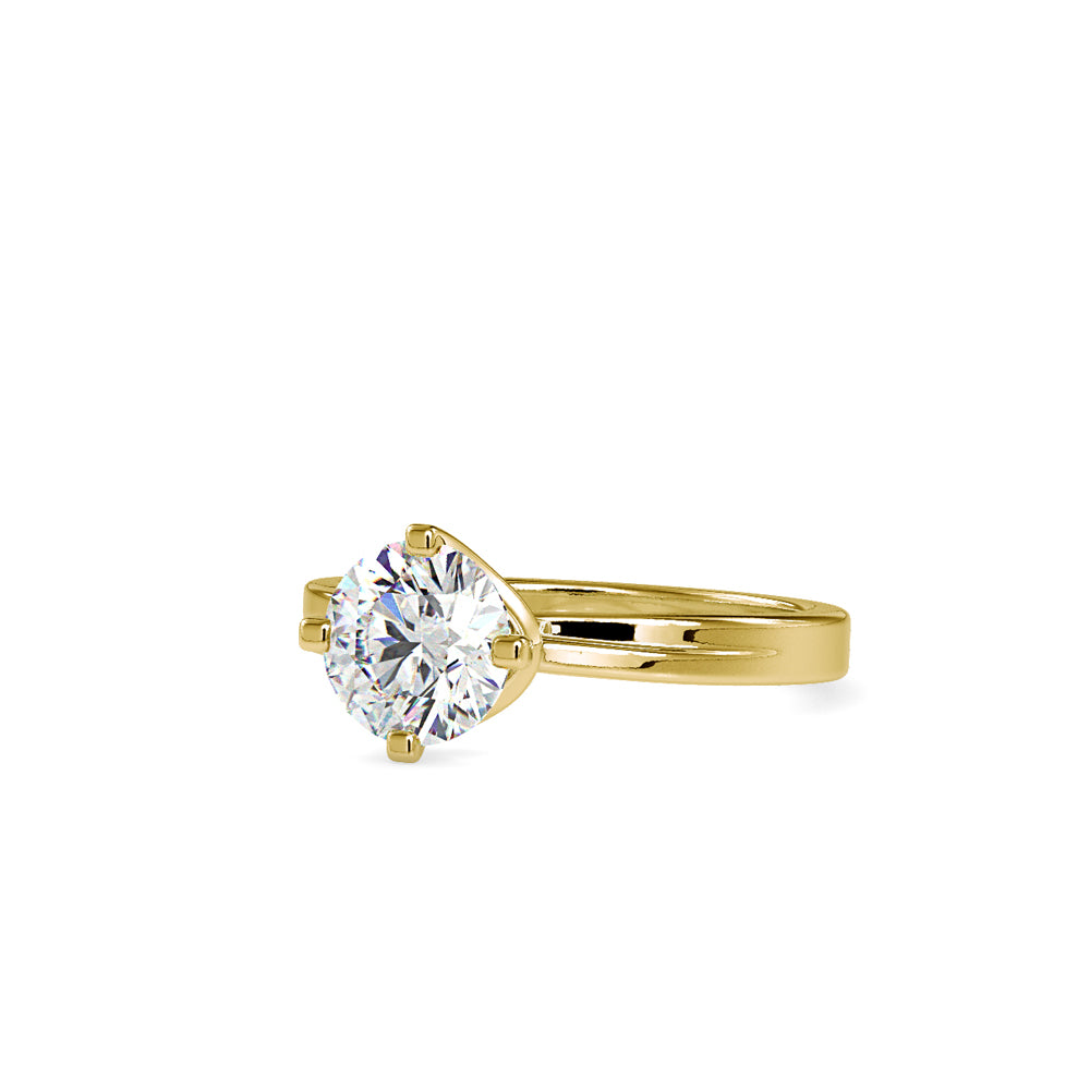 Blaise Star Diamond Ring-Golden
