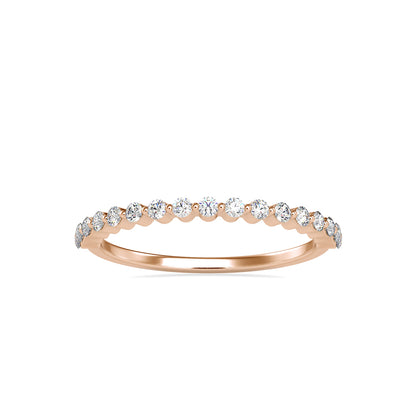 Alianor Diamond Stone Ring-Rose Gold
