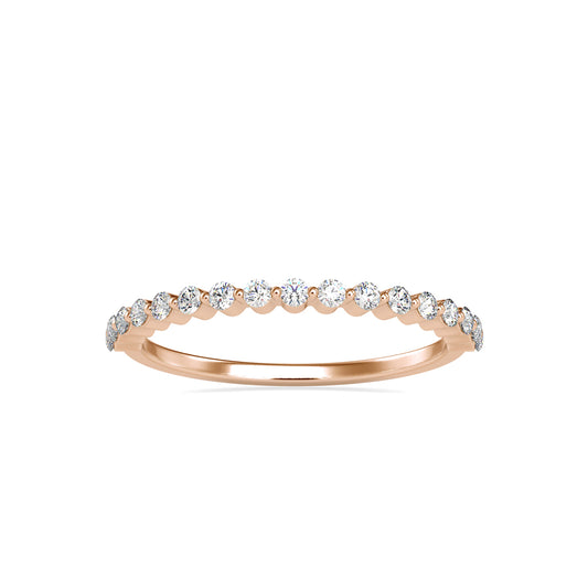 Alianor Diamond Stone Ring-Rose Gold