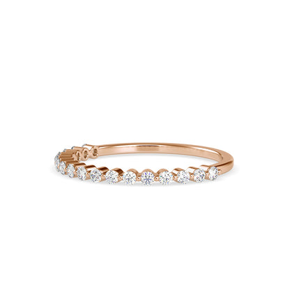 Alianor Diamond Stone Ring-Rose Gold