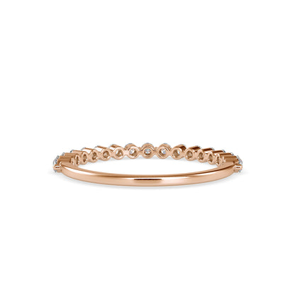 Alianor Diamond Stone Ring-Rose Gold