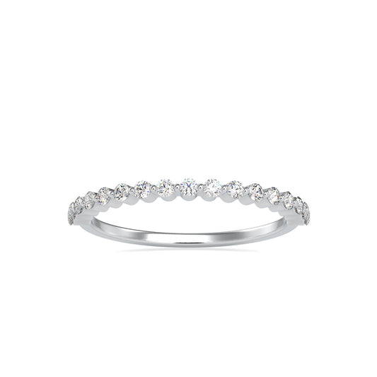Alianor Diamond Stone Ring-Silver
