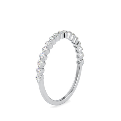 Alianor Diamond Stone Ring-Silver