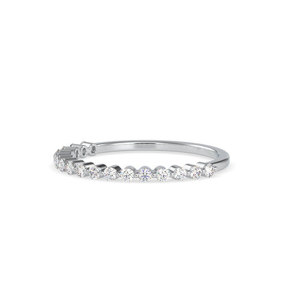 Alianor Diamond Stone Ring-Silver