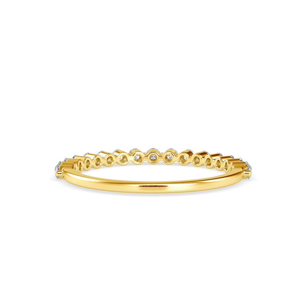 Alianor Diamond Stone Ring-Golden