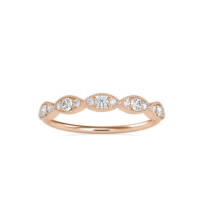 Ammendail Delicate Diamond Ring-Rose Gold
