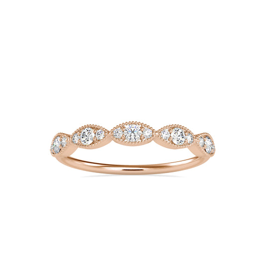 Ammendail Delicate Diamond Ring-Rose Gold