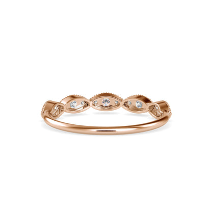 Ammendail Delicate Diamond Ring-Rose Gold