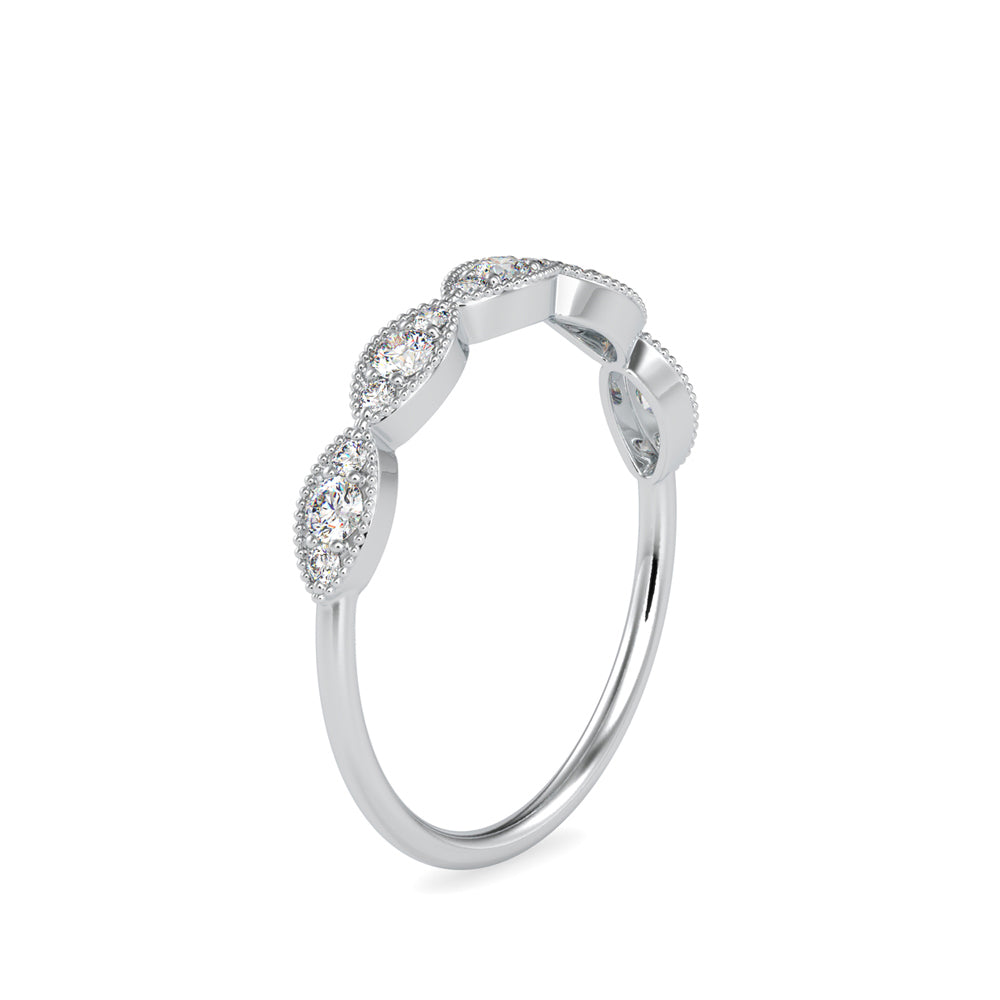 Ammendail Delicate Diamond Ring-Silver
