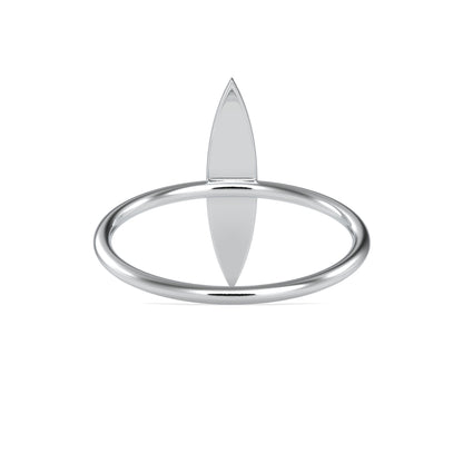 Agatha Round Cut Diamond Ring- silver