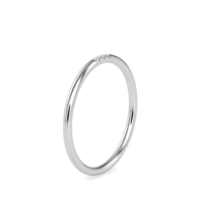 Alina Delicate Diamond Ring-Silver