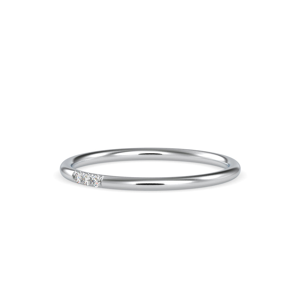 Alina Delicate Diamond Ring-Silver