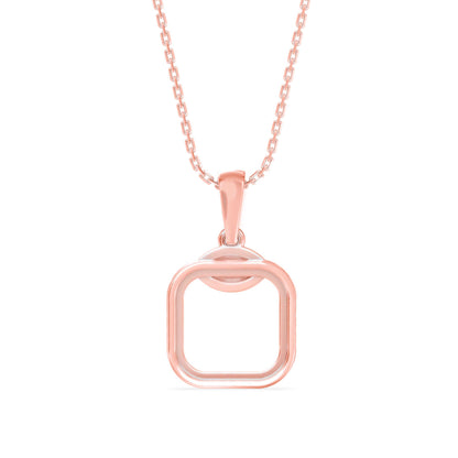 Eager Diamond Pendant- Rose gold