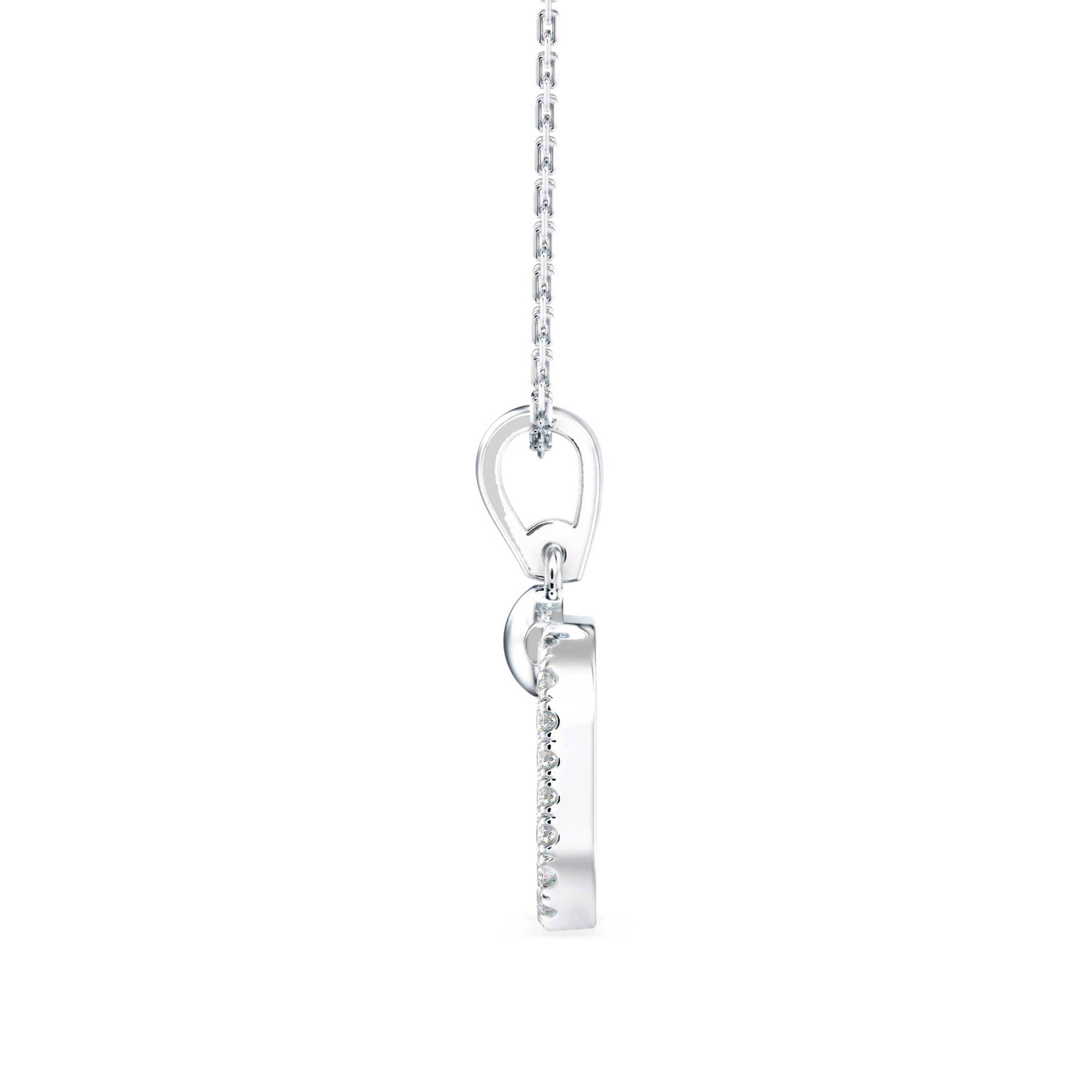 Eager Diamond Pendant-silver