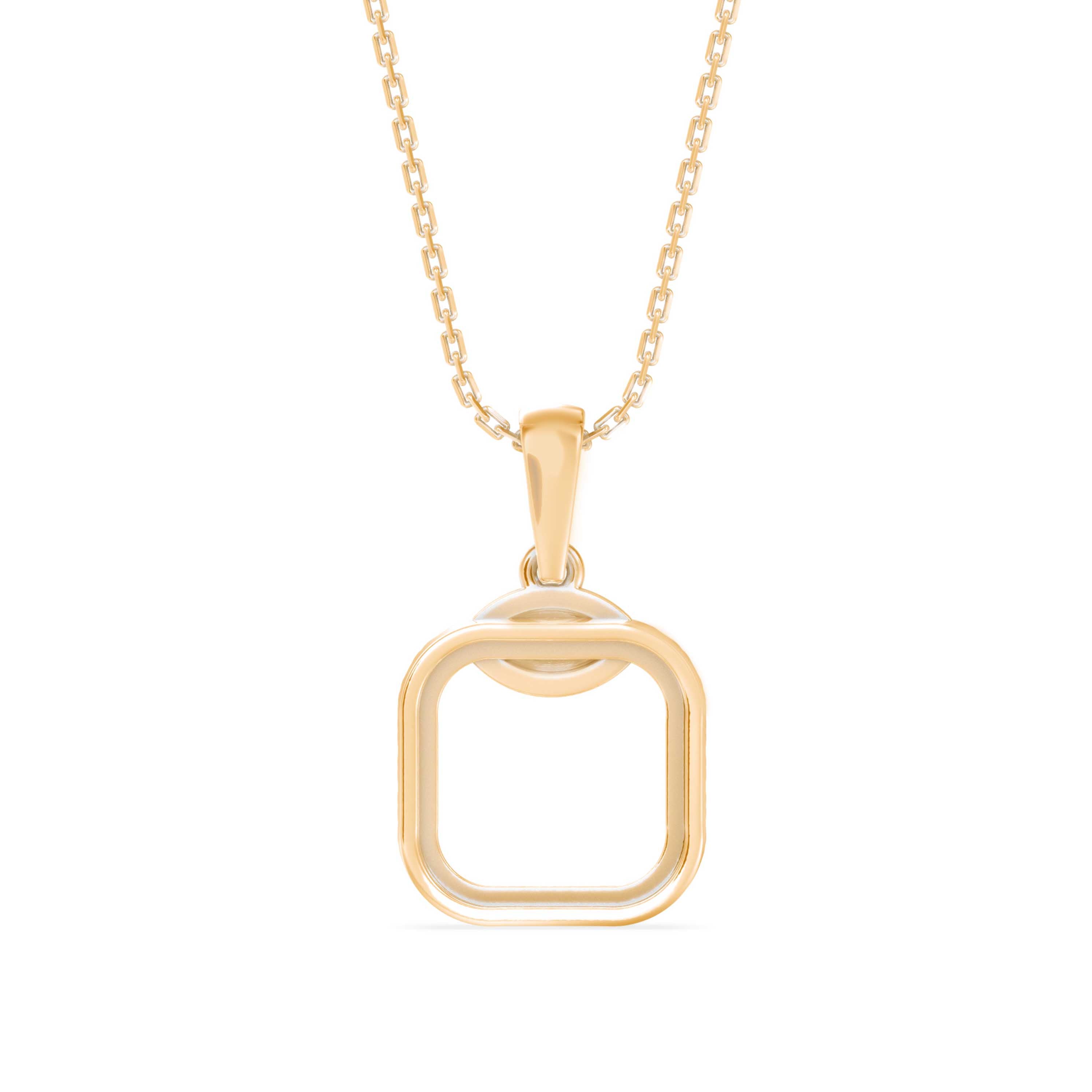 Eager Diamond Pendant-Golden