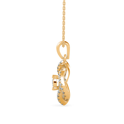 Juliet Diamond Pendant- Golden