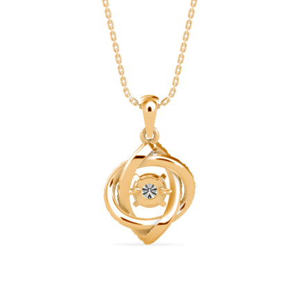 Juliet Diamond Pendant- Golden