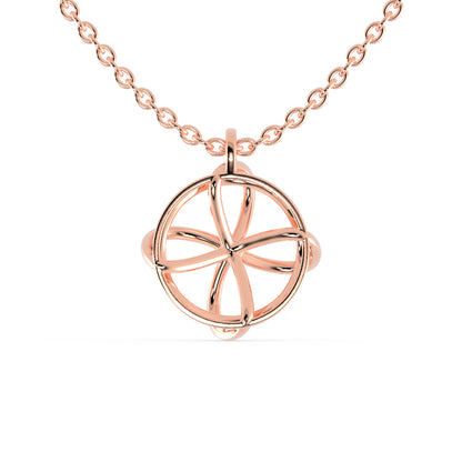 Zodiac Diamond Pendant-Rose Gold