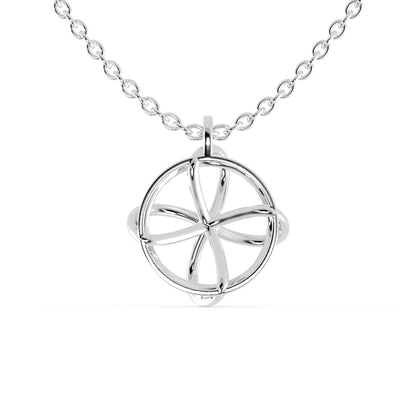 Zodiac Diamond Pendant-Sterling Silver