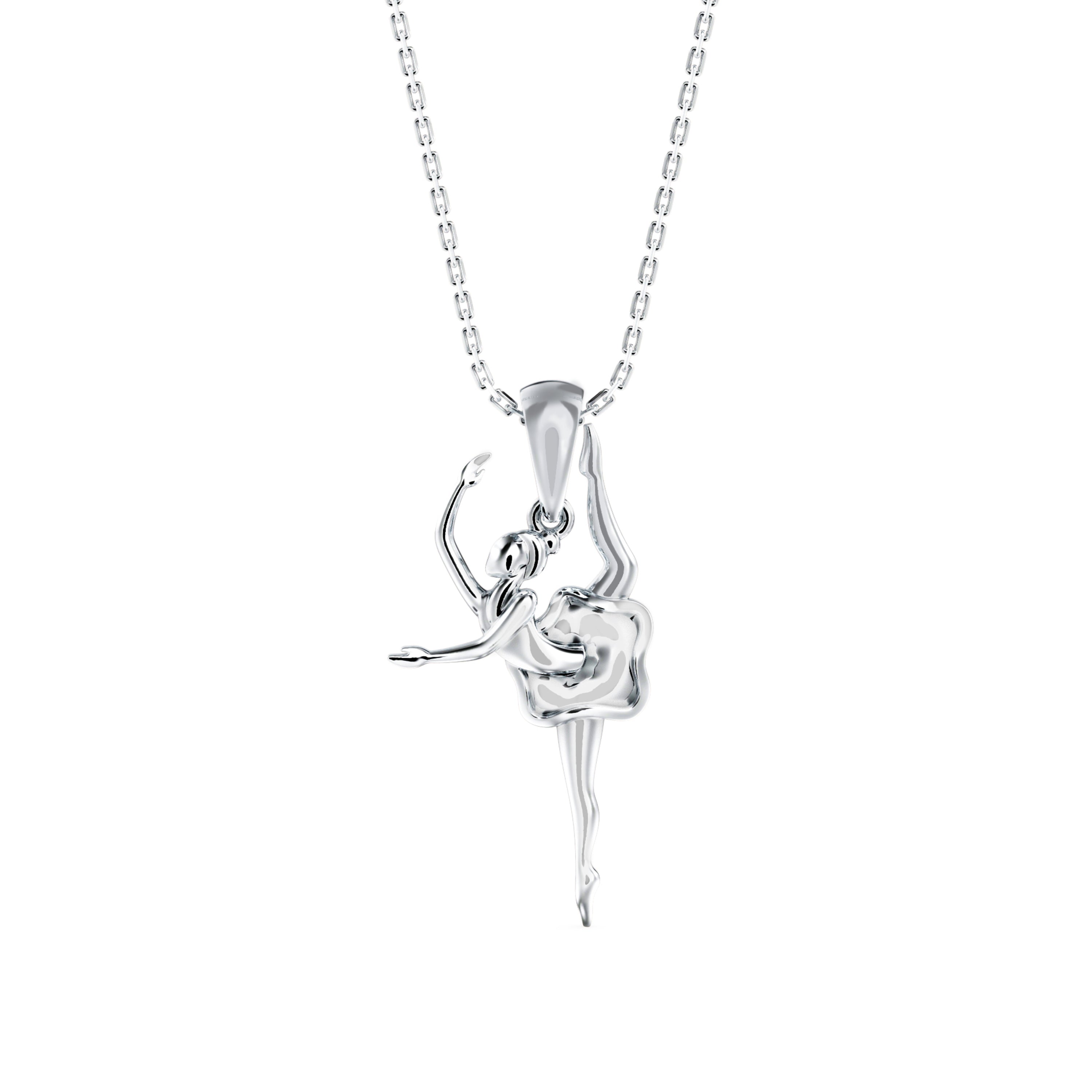 Hoofer Light Diamond Pendant-silver