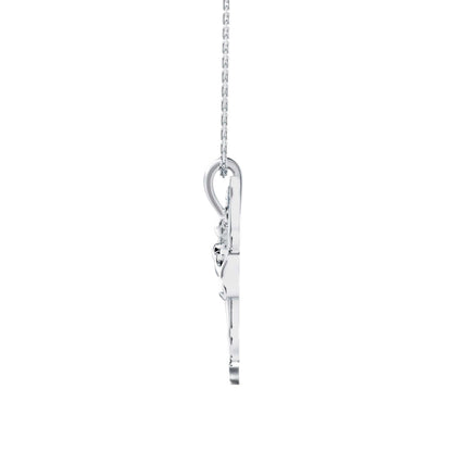 Hoofer Light Diamond Pendant-silver