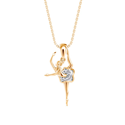 Hoofer Light Diamond Pendant- Golden