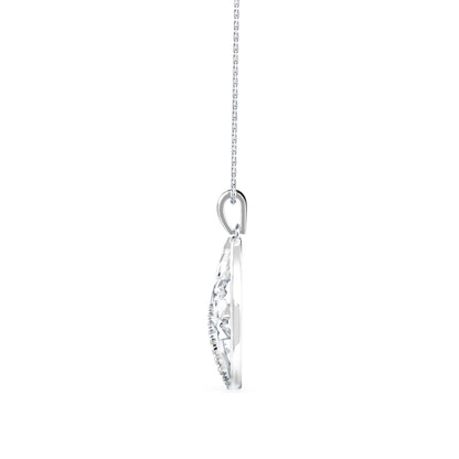 Plonk Diamond Pendant-Silver